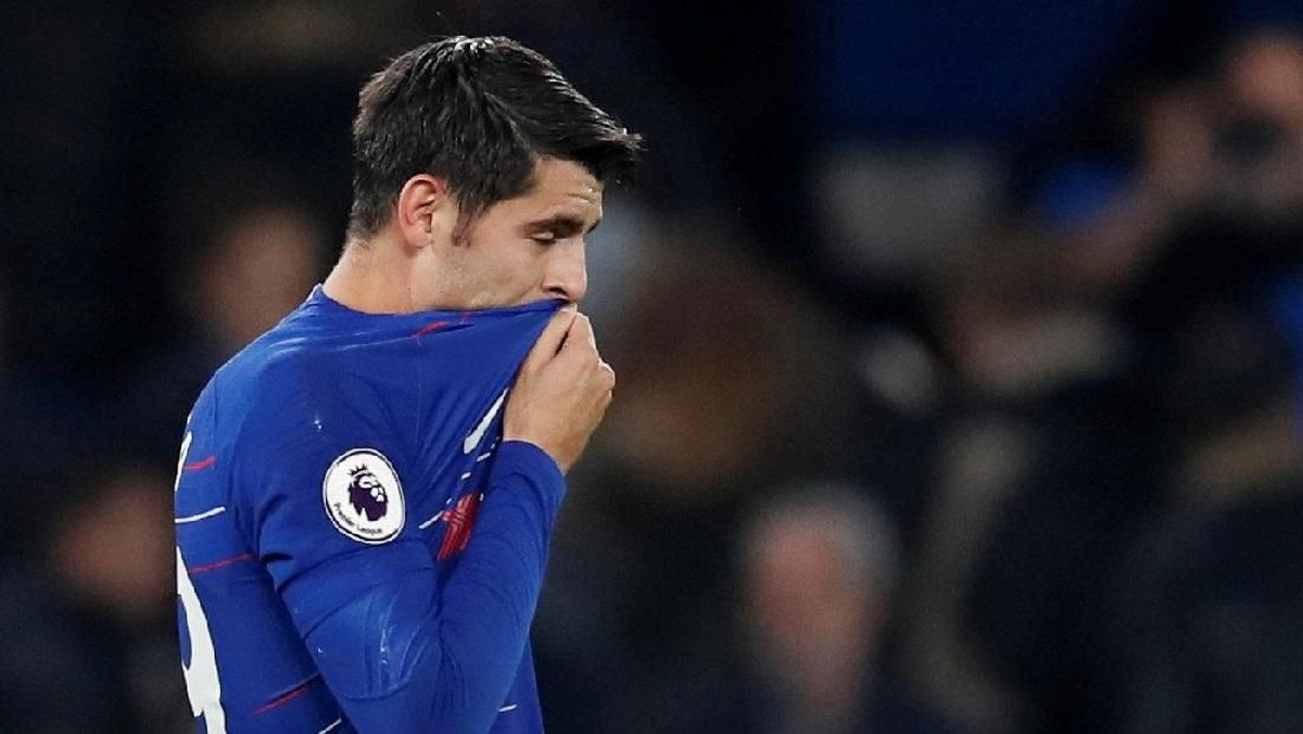 Striker Chelsea Alvaro Morata dikaitkan dengan Sevilla. (Foto: David Klein/REUTERS)