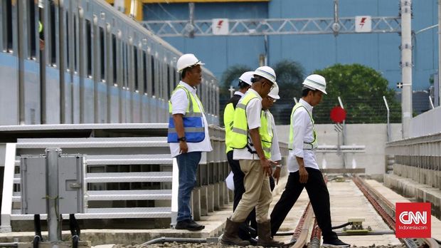 Jokowi Jajal Perdana MRT Bundaran HI-Lebak Bulus