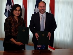 RI dan Australia Tandatangani Kesepakatan Kerja Sama Ekonomi Baru