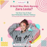 Si Kecil Mau Main Bareng Zara Leola? Cari Tahu Caranya di Sini