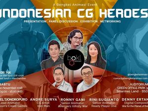 Yuk Belajar dari Animator dan CG Artist Dunia di Indonesian CG Heroes Yuk Belajar dari Animator dan CG Artist Dunia di Indonesian CG Heroes