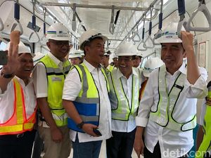Jokowi: Tarif MRT Jakarta Rp 8.000-9.000