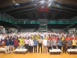 Ribuan Pelajar dan Mahasiswa Gresik Deklarasikan Jaga Indonesia