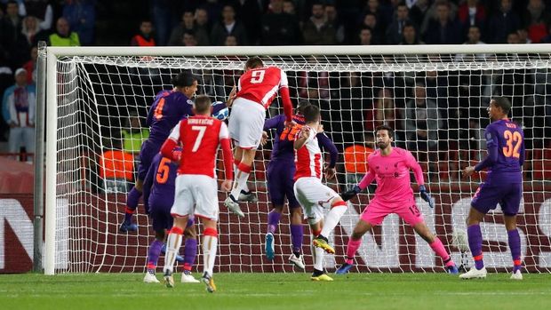 Hasil Liga Champions: Liverpool Tumbang di Kandang Red Star