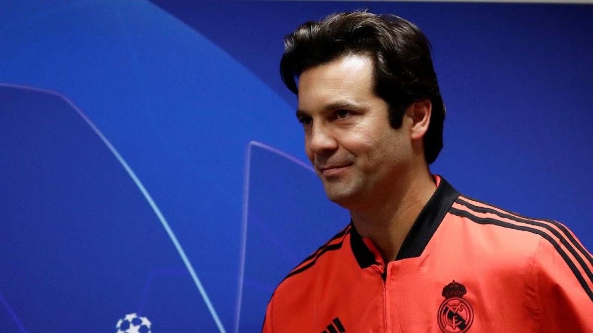 Santiago Solari menanggapi pernyataan Pep Guardiola soal klub terbaik dekade ini (Foto: David W Cerny/Reuters)