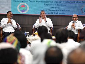 Bareng BNN, Kemendes Cegah Narkoba Masuk Pedesaan