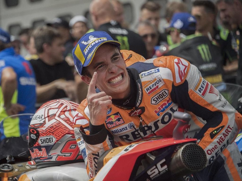 Rasa Lapar Marquez Tak Ada Tandingannya di MotoGP