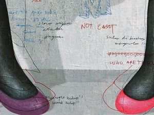 Lukisan Cleaning Service Squad I Nyoman Masriadi Mejeng di Shanghai