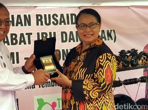 Menteri Yohana Resmikan Rumah Sahabat Ibu dan Anak di Sukabumi