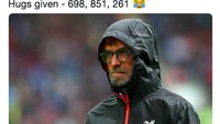 Kalau ada yang heran kenapa Liverpool kalah, mungkin harus ingat kalau manajer Juergen Klopp memang belum menyumbang trofi apapun untuk Si Merah. (Foto: Twitter)