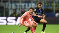 Barcelona jadi tim pertama yang lolos ke babak 16 besar Liga Champions. Blaugrana lolos di matchday keempat. (Foto: Daniele Mascolo/REUTERS)