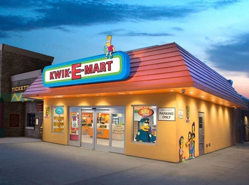 Minimarket dalam The Simpsons Ada di Dunia Nyata Minimarket dalam The Simpsons Ada di Dunia Nyata
