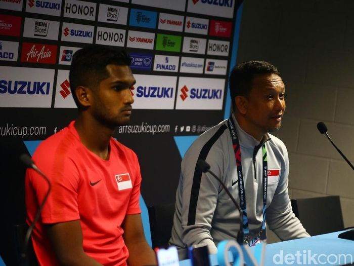 Pelatih Singapura, Fandi Ahmad. (Foto: Pradita Utama/detikcom) Pelatih Singapura, Fandi Ahmad. (Foto: Pradita Utama/detikcom)