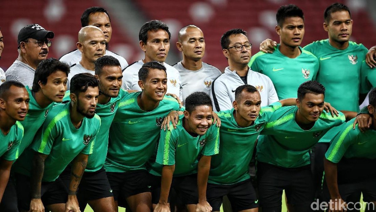 Indonesia memulai perjuangannya di Piala AFF 2018 malam ini. Berikut ini jadwal lengkap Piala AFF 2018 (Pradita Utama/detiksport)