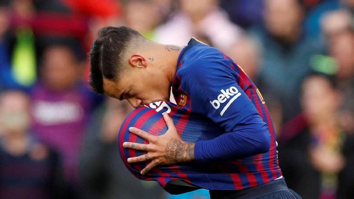 Philippe Coutinho absen tiga pekan karena cedera hamstring (Albert Gea/REUTERS)