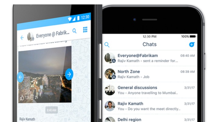 Microsoft meluncurkan Kaizala yang disebut-sebut sebagai kloningan WhatsApp karena kemiripannya (Foto: Microsoft) Microsoft meluncurkan Kaizala yang disebut-sebut sebagai kloningan WhatsApp karena kemiripannya (Foto: Microsoft)