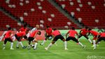 Mengintip Sesi Latihan Timnas Singapura Jelang Hadapi Indonesia