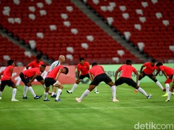 Singapura akan menjamu Indonesia pada laga pertama Piala AFF 2018, Jumat (9/11/2018) besok pukul 19.00 WIB