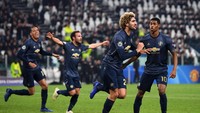 MU menang 2-1 atas Juventus di Allianz-Stadium, Turin, Kamis (8/11/2018) dini hari WIB. Sempat tertinggal, The Reds berbalik menang 2-1. (Foto: Shaun Botterill/Getty Images)