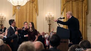 Bahas Kampanye Terkait Imigran, Trump Berseteru dengan Wartawan CNN