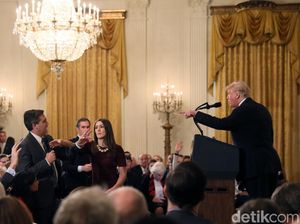 Bahas Kampanye Terkait Imigran, Trump Berseteru dengan Wartawan CNN