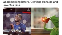 Kemenangan atas Juventus membuat fans MU hari ini bisa menatap dunia dengan nikmat. Bebas dari ejekan kekalahan. (Foto: Internet/Twitter)