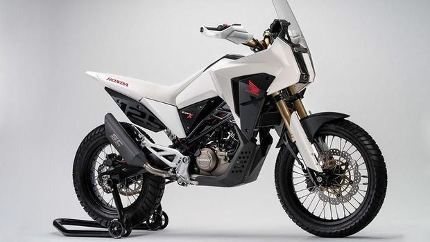Honda CB125x menyuguhkan desain motor petualang.
