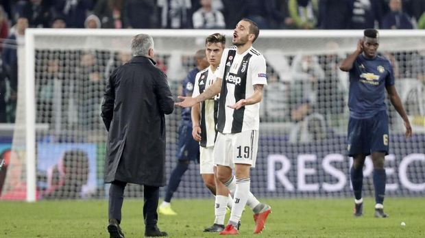 Jose Mourinho sempat bersitegang dengan Leonardo Bonucci di akhir pertandingan.