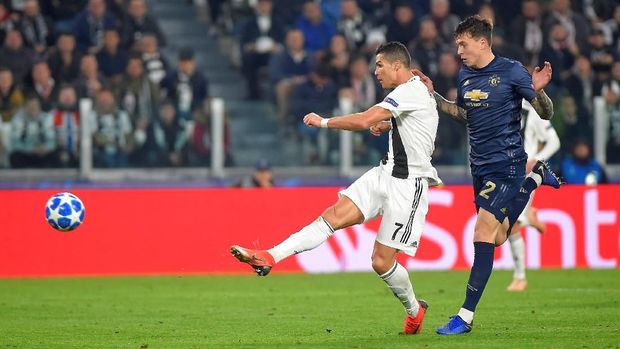 Cristiano Ronaldo sempat membawa Juventus unggul.