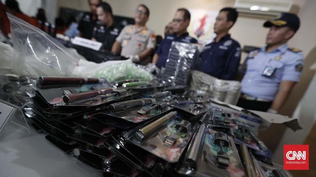 Polisi Tangkap Napi Pengendali Peredaran Narkotik Cair Vape