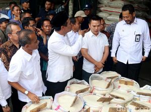 Mentan dan Buwas Diceletuki Pedagang soal Mahalnya Harga Beras