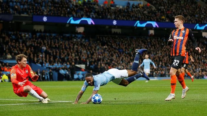 Josep Guardiola mengaku kalau Manchester City tak seharusnya dapat penalti dari insiden yang terjadi pada Raheem Sterling (Andrew Yates/Reuters) Josep Guardiola mengaku kalau Manchester City tak seharusnya dapat penalti dari insiden yang terjadi pada Raheem Sterling (Andrew Yates/Reuters)