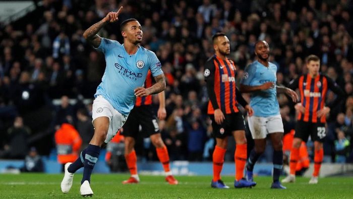 Manchester City menang telak 6-0 atas Shakhtar Donetsk dalam lanjutan Liga Champions (Foto: Lee Smith/Action Images via Reuters) Manchester City menang telak 6-0 atas Shakhtar Donetsk dalam lanjutan Liga Champions (Foto: Lee Smith/Action Images via Reuters)