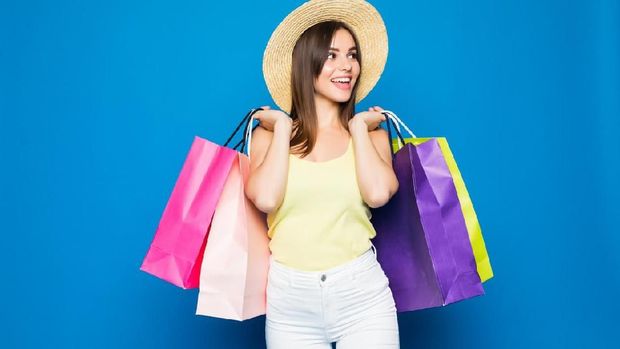 Ilustrasi belanja barang diskon