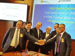 Pertamina dan PTBA Gandeng Perusahaan AS Kembangkan Gas Batu Bara Pertamina dan PTBA Gandeng Perusahaan AS Kembangkan Gas Batu Bara