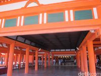 Bagian dalam Kuil Itsukushima (Afif Farhan/detikTravel)