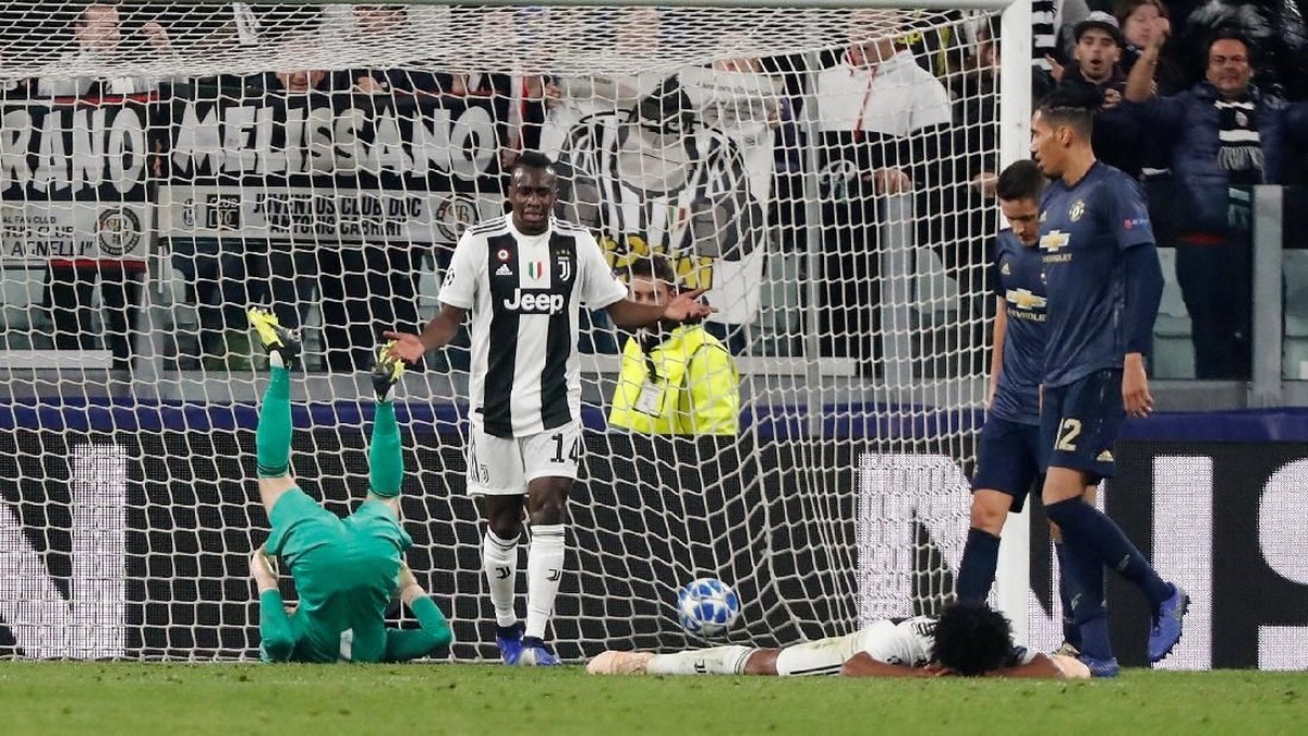 Juventus kalah 1-2 dari MU di matchday 4 Liga Champions. kekalahan itu menunda langkah Bianconeri ke babak 16 besar. (Foto: Stefano Rellandini/REUTERS)