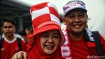 Antusiasme Suporter Indonesia Dukung Timnas Garuda