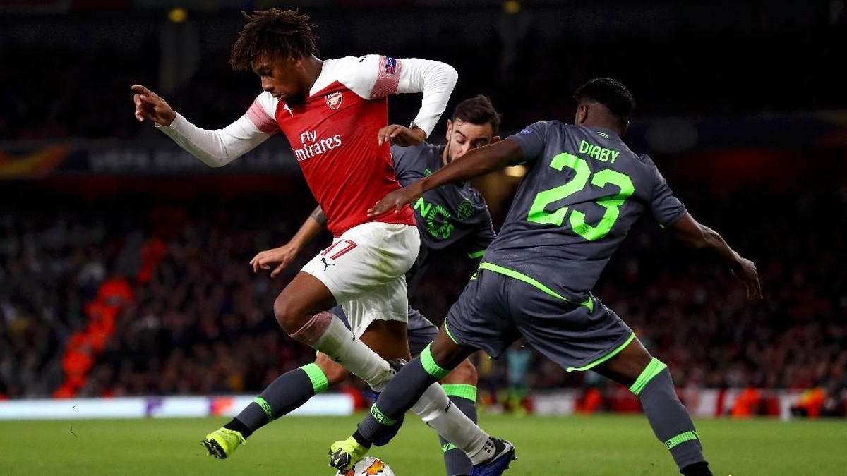 Arsenal berimbang 0-0 dengan Sporting. (Foto: Clive Rose/Getty Images)