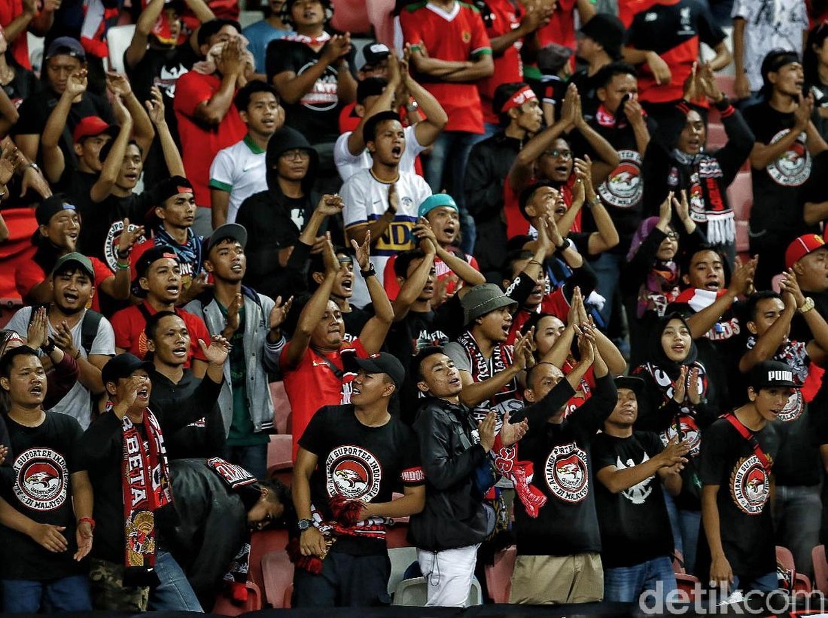 Ultras Garuda mengancam memboikot Kualifikasi Piala Asia U-19 2020. (Foto: Pradita Utama/detikcom)