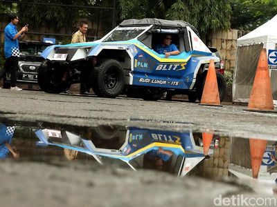 Mobil Listrik ITS BLITS Singgah di Jakarta