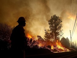 Kebakaran di California, Kim Kardashian hingga Lady Gaga Ikut Mengungsi