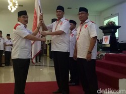 Lantik Pengurus Garda Sumsel, Antasari Azhar Siap Menangkan Jokowi