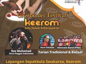 Usung Musik Reggae, Crossborder Festival Keerom Siap Digelar
