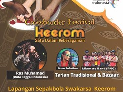 Usung Musik Reggae, Crossborder Festival Keerom Siap Digelar
