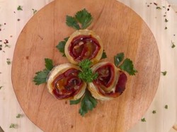 Resep Pizza Cantik Bentuk Mawar