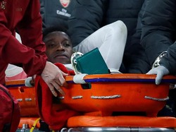 Belum ada kepastian kapan striker Inggris itu akan absen. Namun ada kekhawatiran kalau dia sudah harus mengakhiri musim ini (REUTERS/Eddie Keogh)
