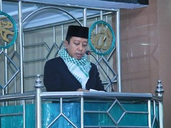 Jadi Khatib Jumat, Rommy Cerita Peran Ulama Saat Perang 10 November