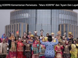 Meriahkan HUT ke-47 Korpri, Kemenpar Buat Video Angklung Spesial