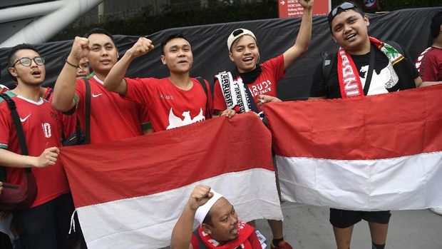 Animo suporter Timnas Indonesia vs Timor Leste tidak sebagus laga-laga sebelumnya.